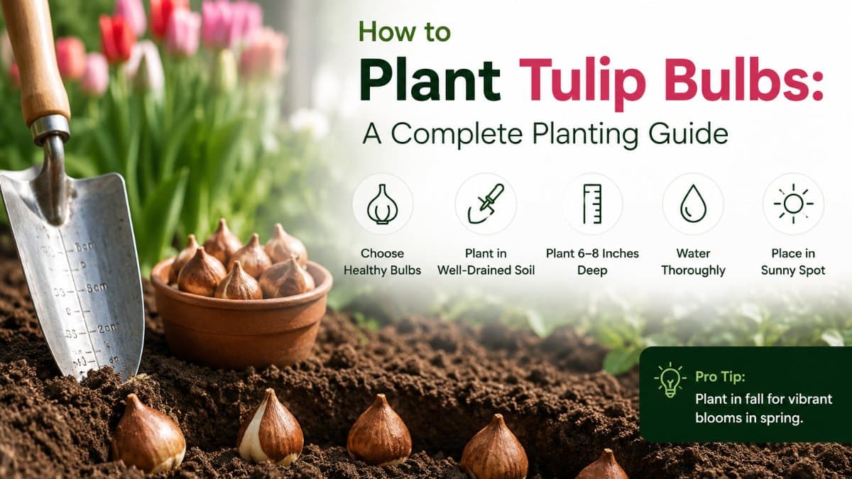 How to Plant Tulip Bulbs: A Complete Planting Guide