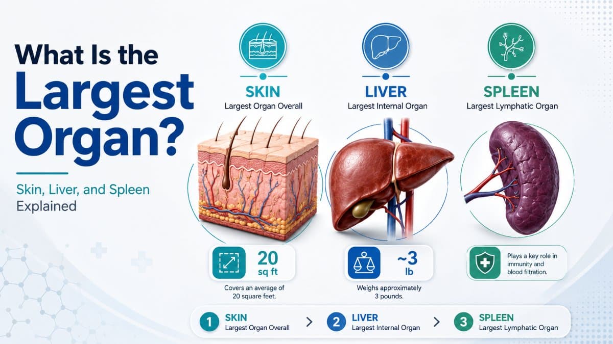 What Is the Largest Organ in the Body? (Skin, Liver, and Spleen Explained)