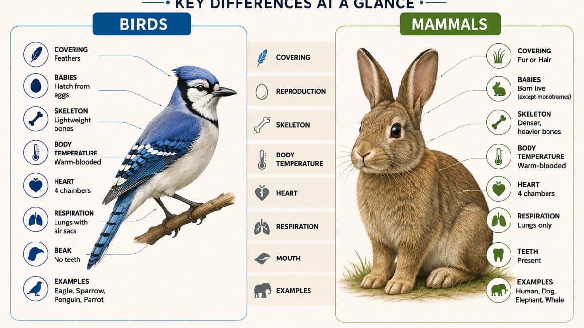 Are Birds Mammals? The Clear Answer (With Key Differences Explained)
